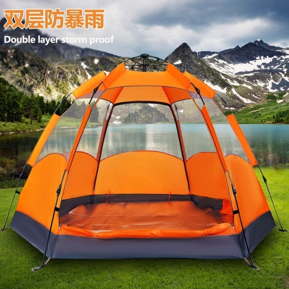 星选专属帐篷户外野营超大双层加露营/旅游/登山帐篷
