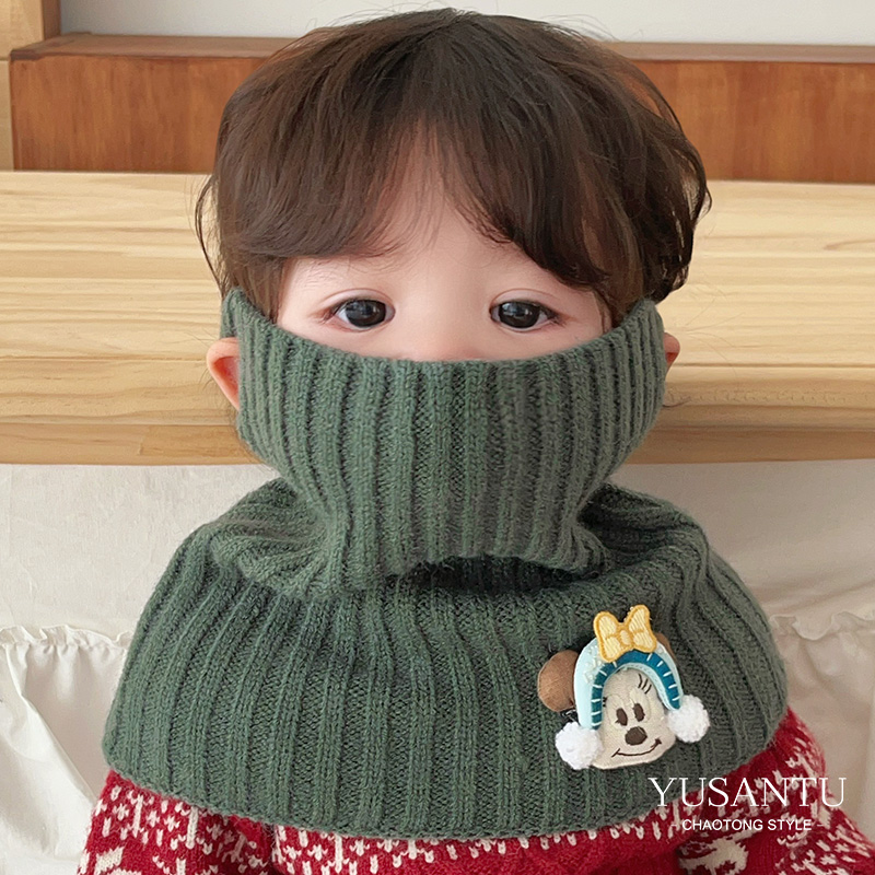 儿童围脖挂耳面罩冬季防风保暖