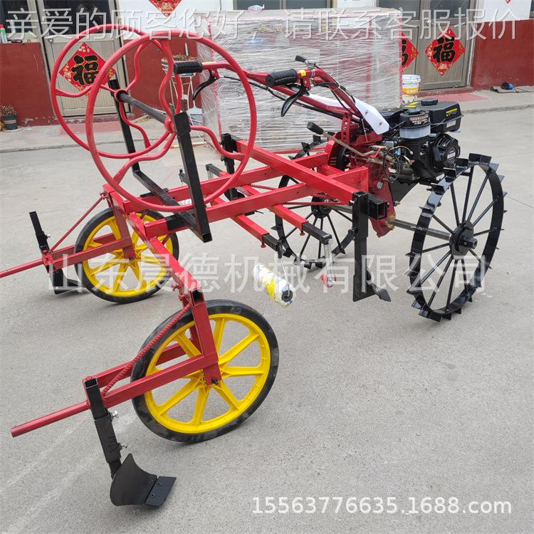 自走ABD膜式油覆膜土机 豆西汽瓜盖种花生地膜机