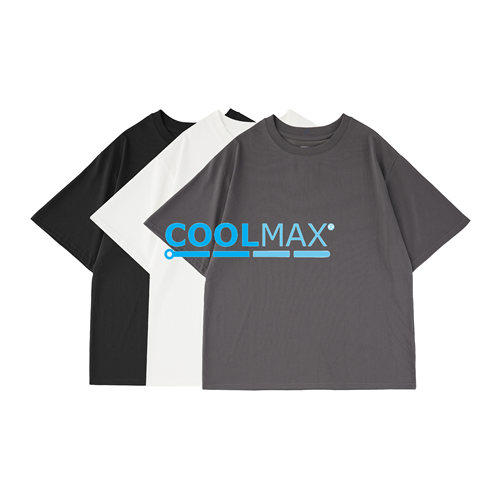 GWDS 富有的房东 COOLMAX纯色水显标语印花短袖