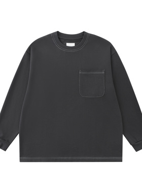 GWDS 重磅400g明线口袋长袖