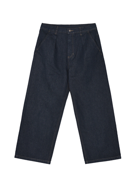 GWDS 防褪色原牛直筒宽松休闲复古经典日系牛仔裤