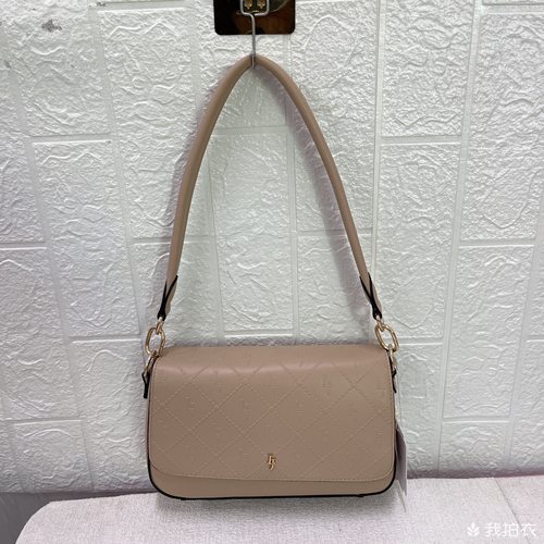 外贸尾货LAURA JONES高质感百搭女士单肩包腋下包手拎包