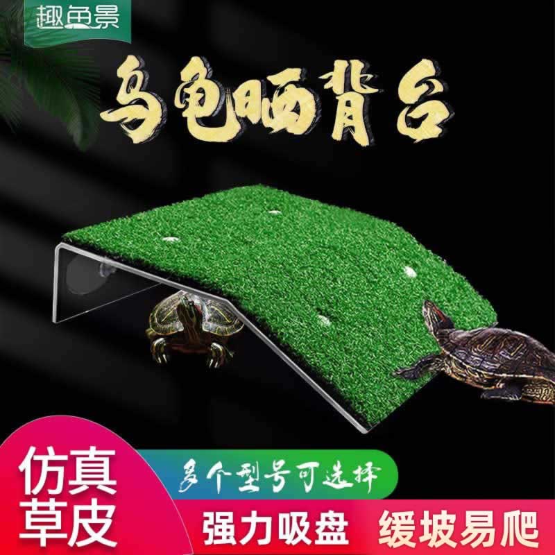 乌龟柜缸养龟带固定晒背龟台