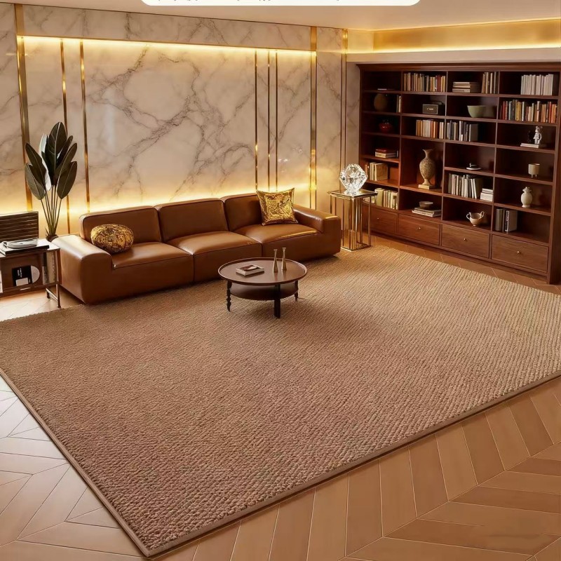 仿剑麻高级感地毯客厅2025新款家用免打理菠萝圈耐脏纯色卧室地垫