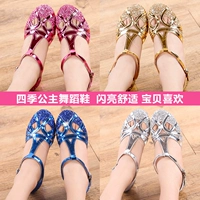 Детские туфли, обувь на высоком каблуке, танцующие сандалии для принцессы, мягкая подошва