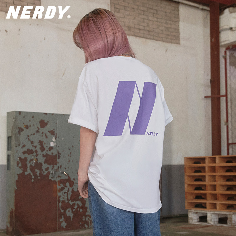 NERDY2022夏季新款基础bf百搭宽松情侣短t圆领纯棉款男短袖女T恤在类目 男装, T恤中 - 来自Buy2taobao.com提供专业的淘宝代购服务