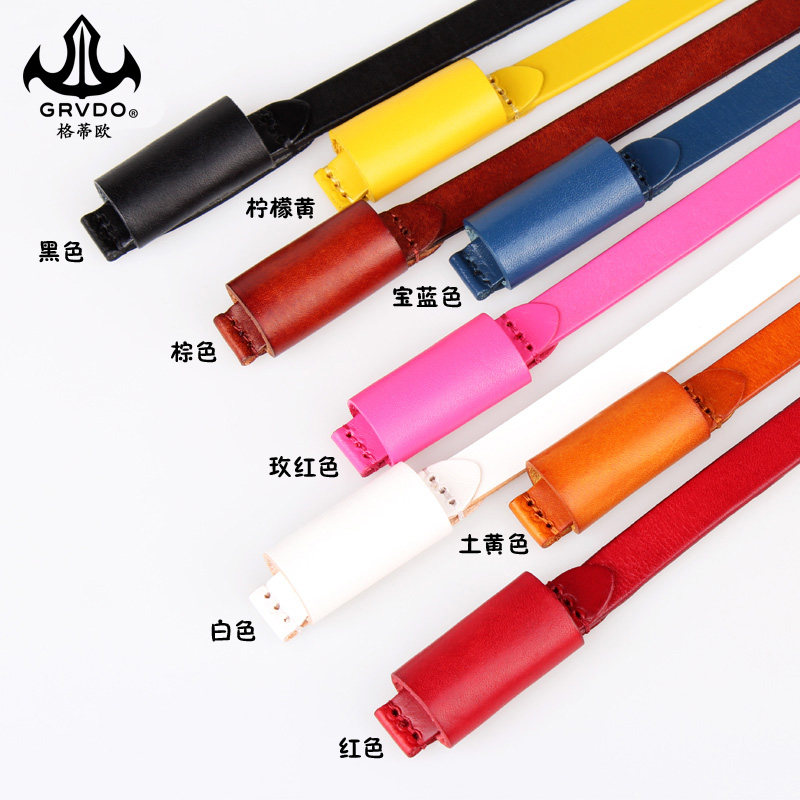 蝴蝶结收腰百搭风韩版黑色小皮带