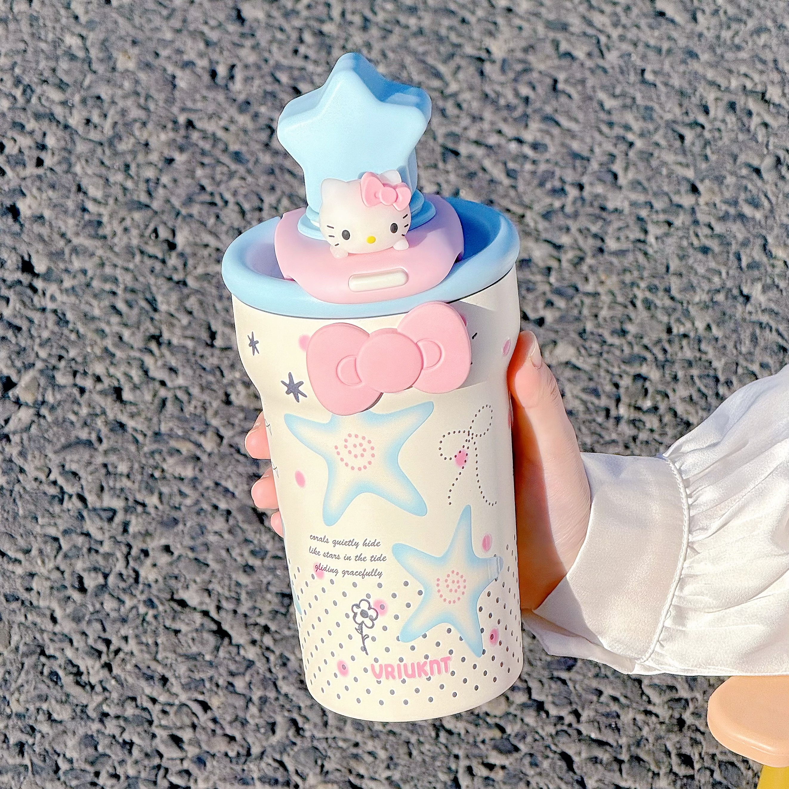 圣诞节保温杯女生带茶隔送礼水杯