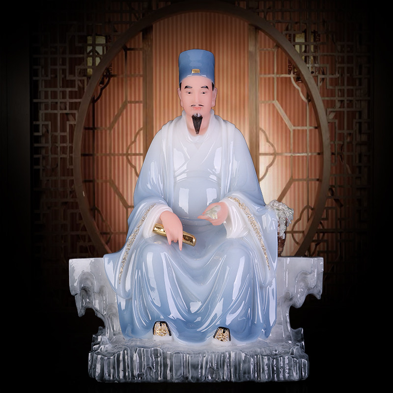 华佗菩萨孙真人寺庙汉白玉送砝码