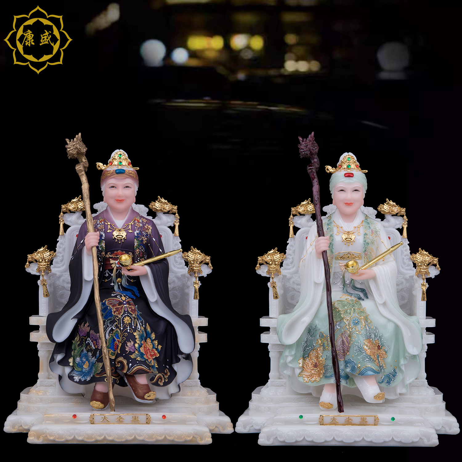 黑老太太神像堂口家用供奉黑妈妈佛像大家族东北铁刹山黑奶奶摆件
