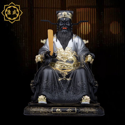 包公神像树脂彩绘家用摆件