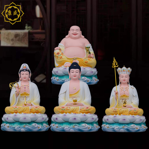 全堂佛佛像树脂家居摆件