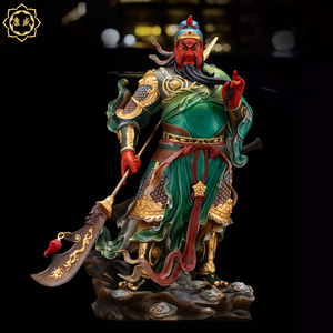 伽蓝韦陀菩萨佛像武财神关公韦驮左右护法神像寺庙家用供奉摆件