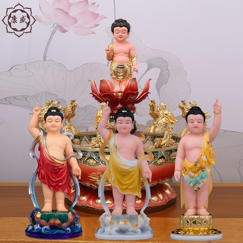 浴佛太子佛像释迦牟尼佛浴佛节佛祖佛诞日灌佛太子像家用佛堂摆件