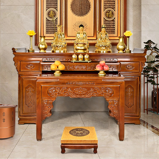 实木供桌香案家用神台观音佛台佛桌农村香火桌子上贡桌财神桌条案