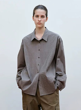 nothing written长袖衬衫女25秋冬新款moondal白色职业正装衬衣