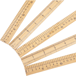 红利竹尺测量衣服的尺子33cm服装裁缝工具木尺量衣尺缝纫直尺市尺