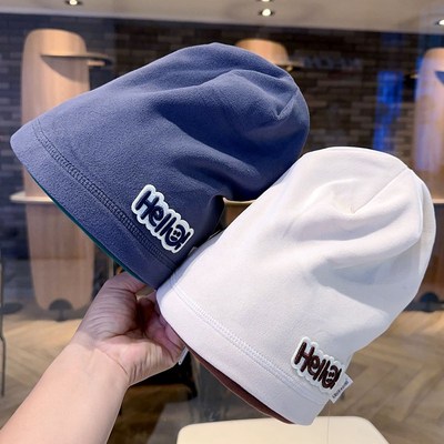 男童冬季保暖防寒百搭帽子德绒套头帽中大童冬天防冻护耳朵学生男