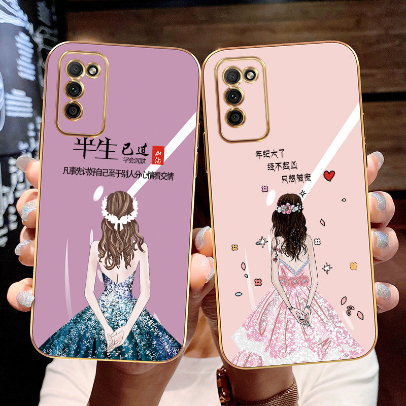 30青春版手机壳honor3oltie直边电镀mxw-an00全包镜头防摔ry30lite软