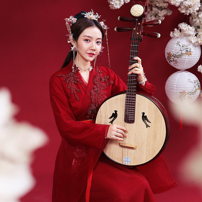 HANFU 고대 의상 여성 중국 스타일 슈퍼 요정 원래 부모-자식 학생 우아한 전통 축제 댄스 공연 의상