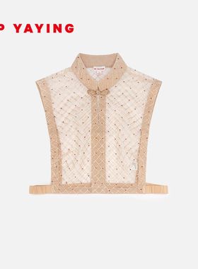 EP YAYING雅莹围巾 叠穿衬衫假领打底内搭上衣 商场同款W803A