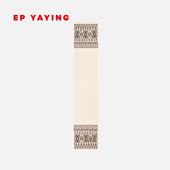 甄选礼遇 EP雅莹围巾 绵羊毛牦牛绒圈纱民族长围巾 25新品 W401A