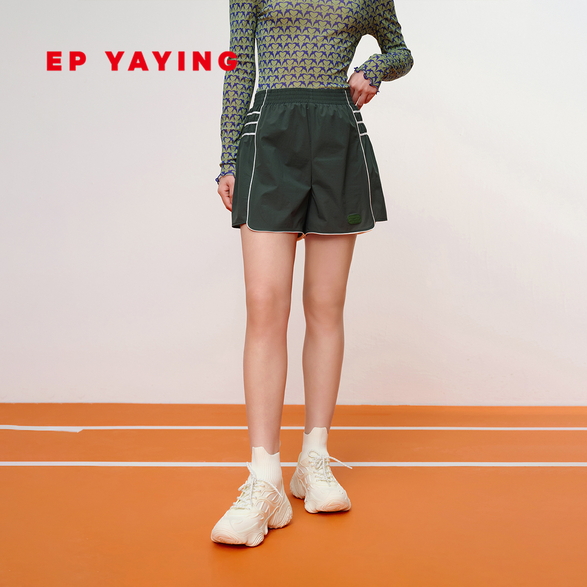EP雅莹防晒休闲运动短裤防走光