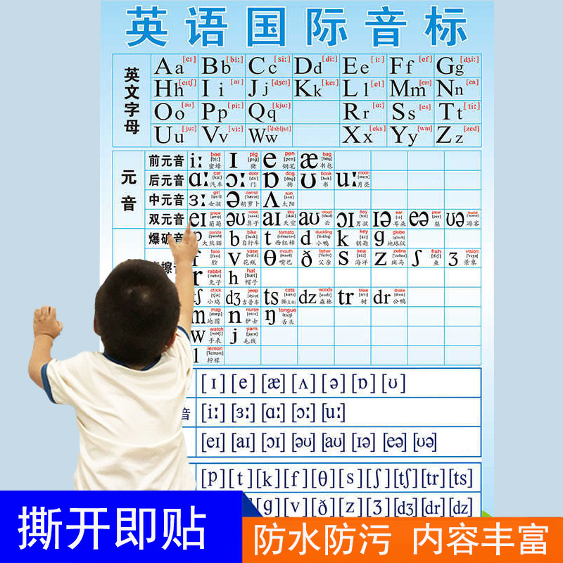 新版48张英语国际音标小