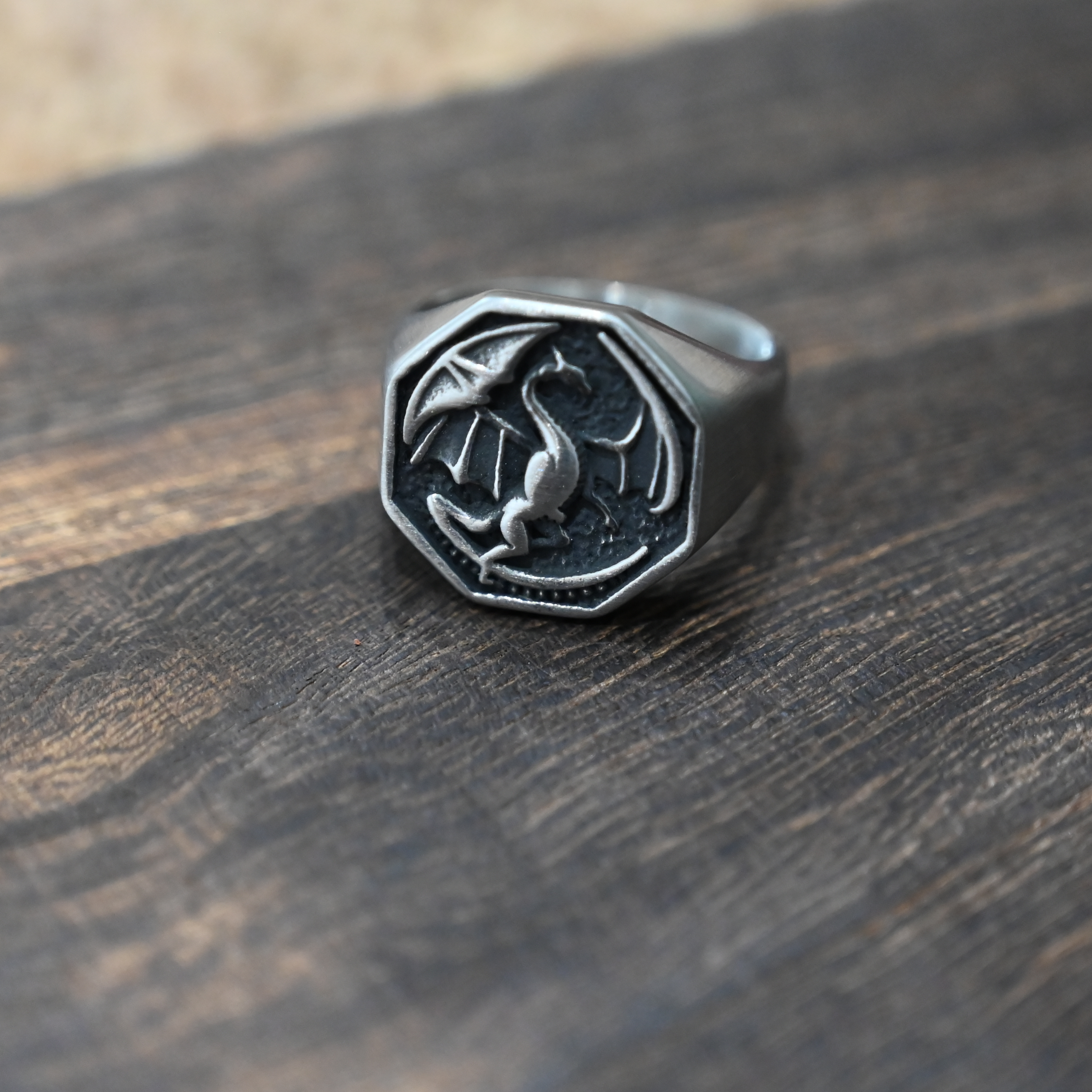 朋克个性欧美风潮流钛钢戒指饰品