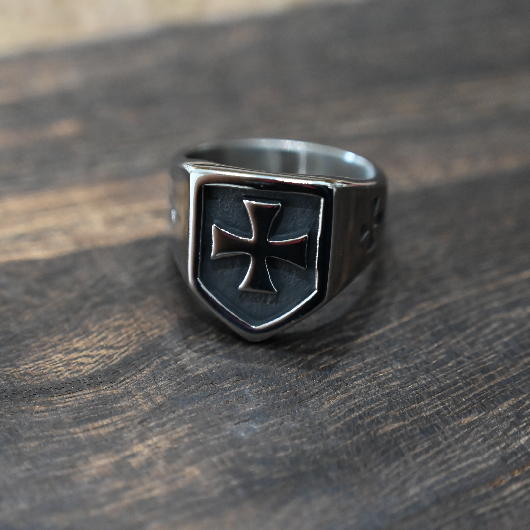 朋克个性欧美风潮流钛钢戒指饰品