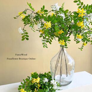 洋槐花仿真花客厅餐桌植物仿生绿植干花假花摆设装饰花艺插花摆件