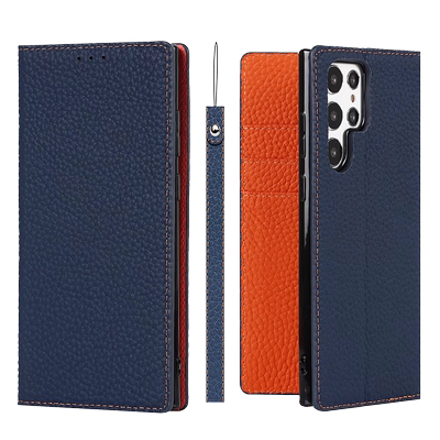 三星S系列爱马仕同款真皮保护套