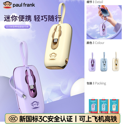 自带挂绳高品质LED灯小型充电宝