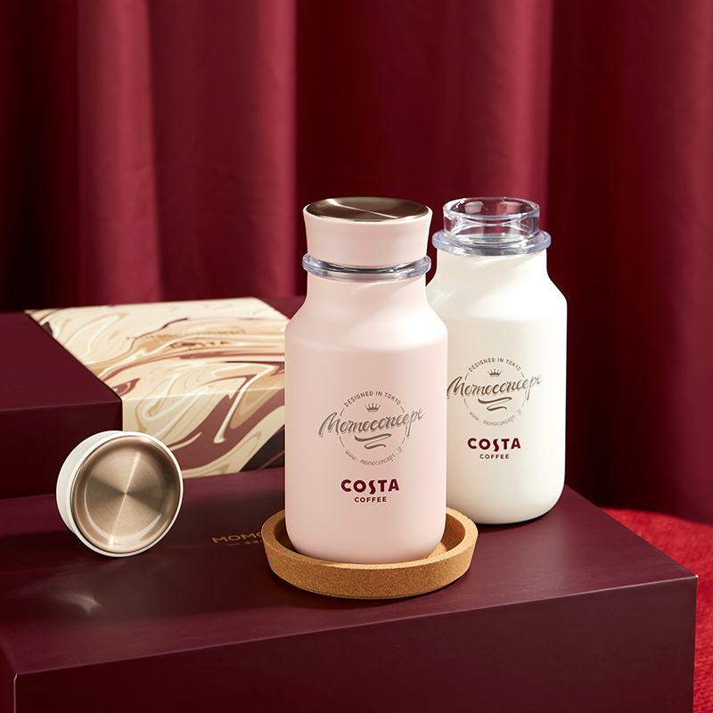 momo保温杯咖啡联名女生送礼物杯