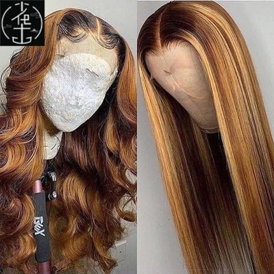 Wig Wigs Brazilian Human Hair Beautiful Root Lace Remy Bun