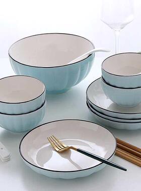 Set of dishes, dinner, chopsticks, couple's tableware