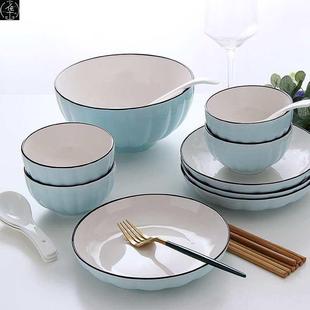 Set of dishes, dinner, chopsticks, couple's tableware