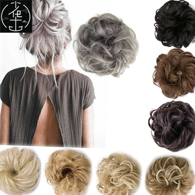 Curly Hair Bun Elastic Scrunchies For Women Hair Accessories
