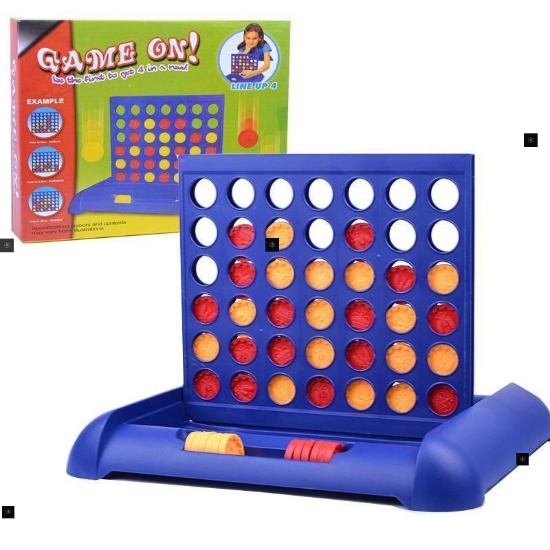 mwt kid connect four bingo chess board game intellectual toy