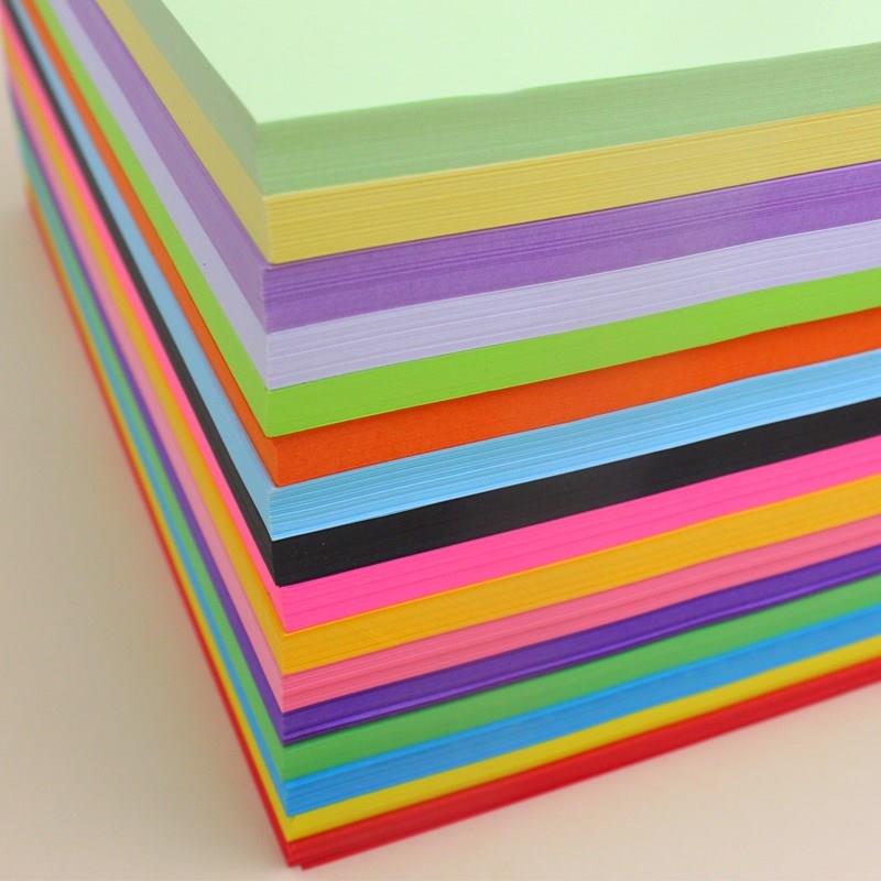 paper 80 grams A4 color card paper origami material