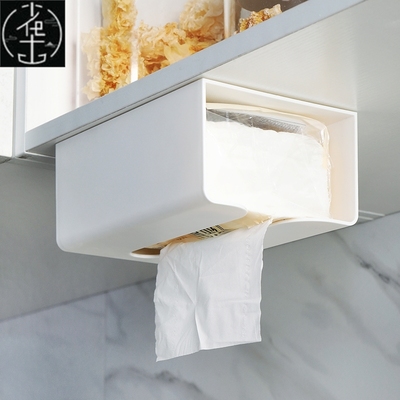wall napkin holder sanitary paper storage tissue box