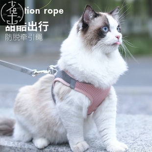 Breathable Cat Harness Leash Escape Proof Pet Clothes vest