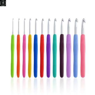 10mm Colorful Hook 14pcs Set Crochet 2mm Plastic new1pc Soft