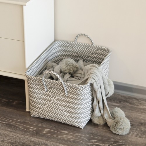 简约风可折叠水洗超大号收纳筐