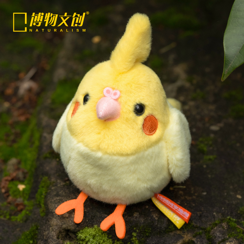 博物文创啾儿小鸟发声玩偶