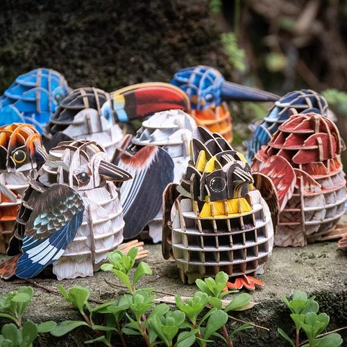 博物文创为自然发声纸模会发声