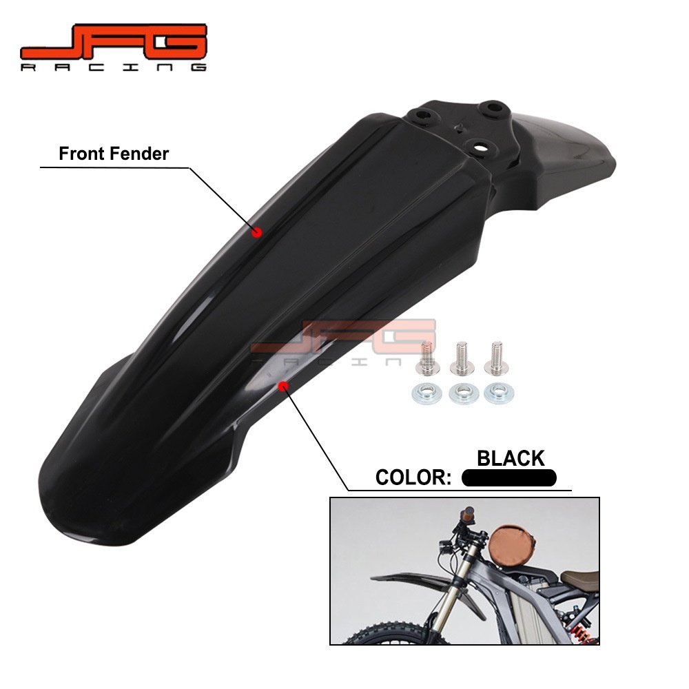 适用于轻蜂越野摩托车改装配件摩托车塑料外壳前挡泥板挡水板