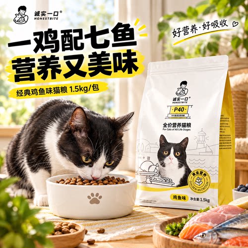 诚实一口P40系列全价增肥发腮鸡