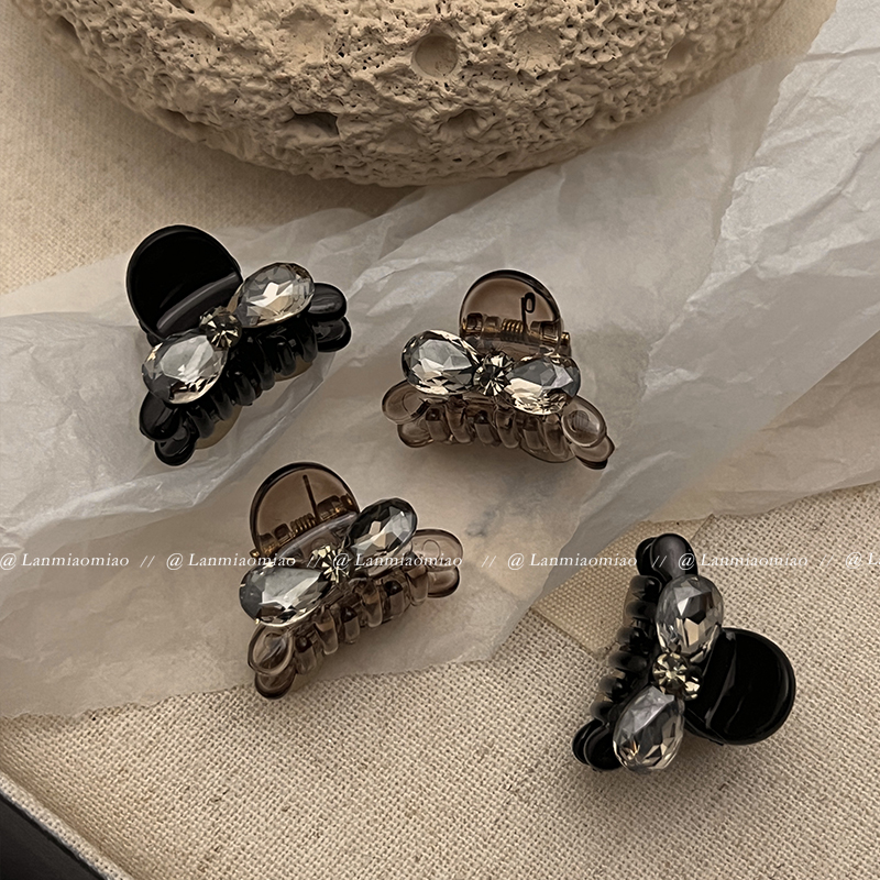 懒喵喵抓夹亚克力日韩水钻